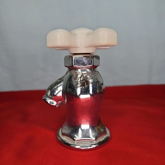 Avon Faucet Cologne Bottle Just A Twist Sweet Honesty VTG Silver Color Not Full - Picture 2 of 15